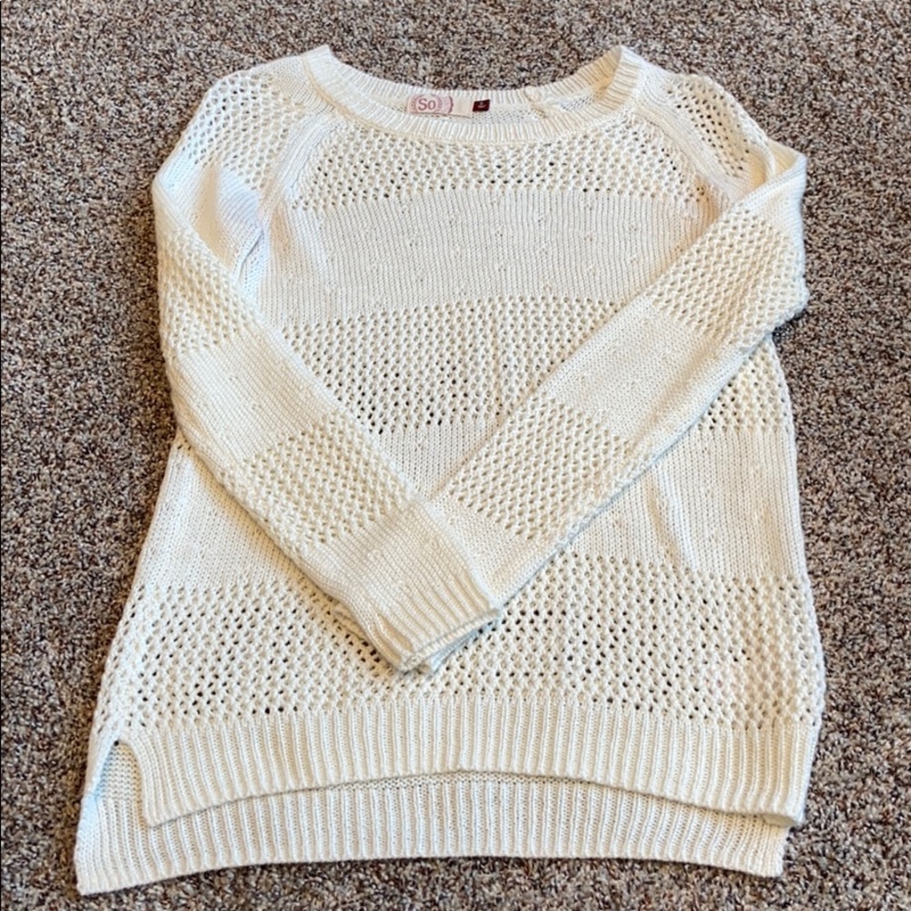 Cream White Sweater